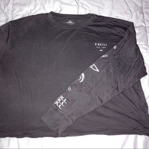 PacSun Graphic Cropped Long Sleeve